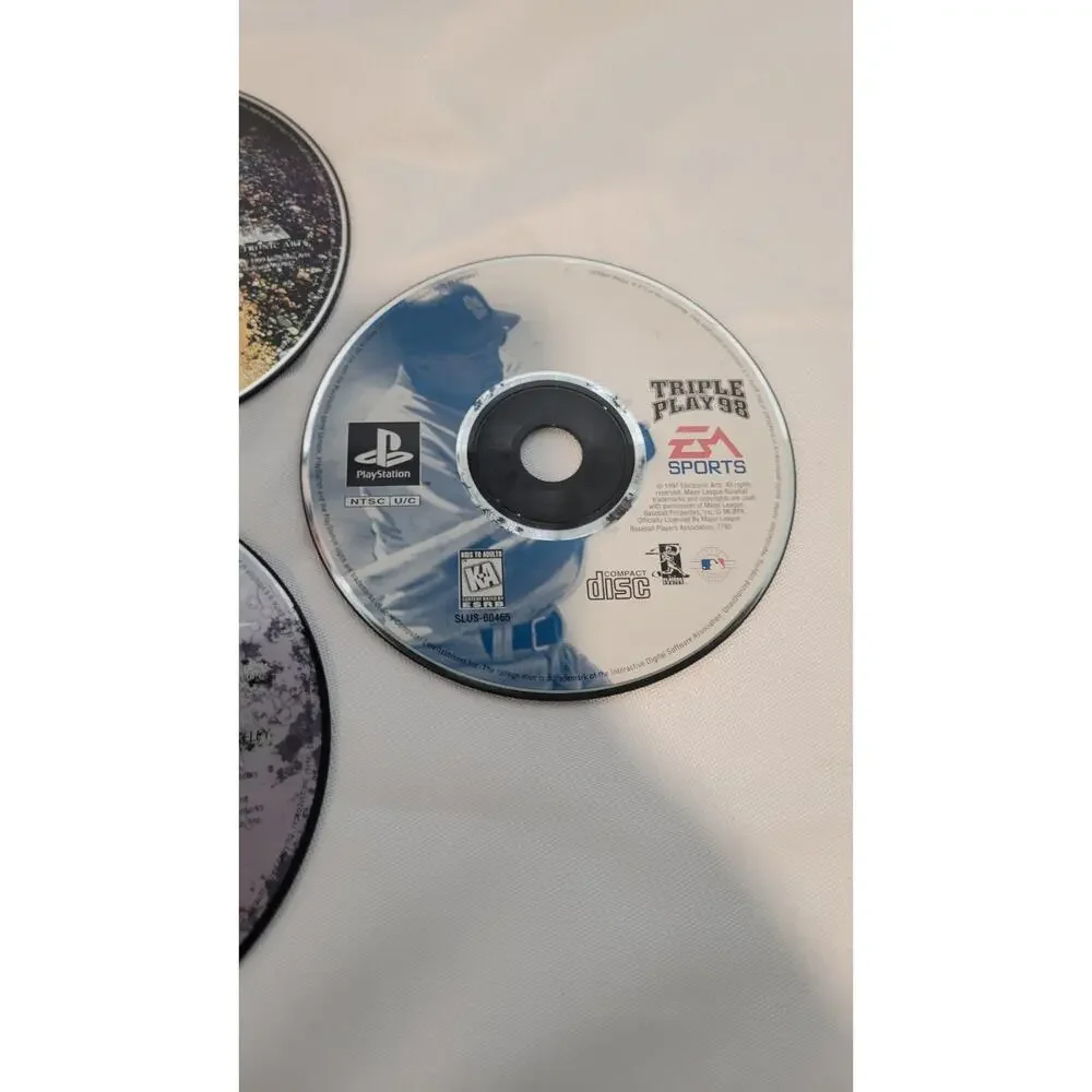 PS1 PlayStation 1 7 Game Disc Lot Crash Bandicoot Batman Beyond SquareSoft AS IS